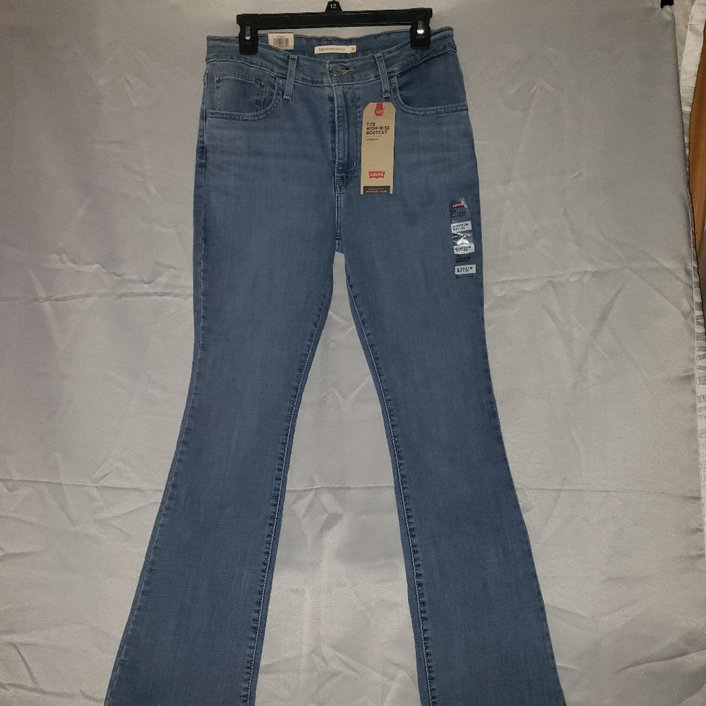 Brand New Womens Levi's 725 High Rise Bootcut Jeans 31 Sz 12